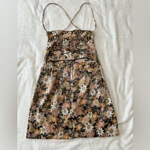 NWT RUMER by REVOLVE Paloma Mini Floral Cocktail Dress.